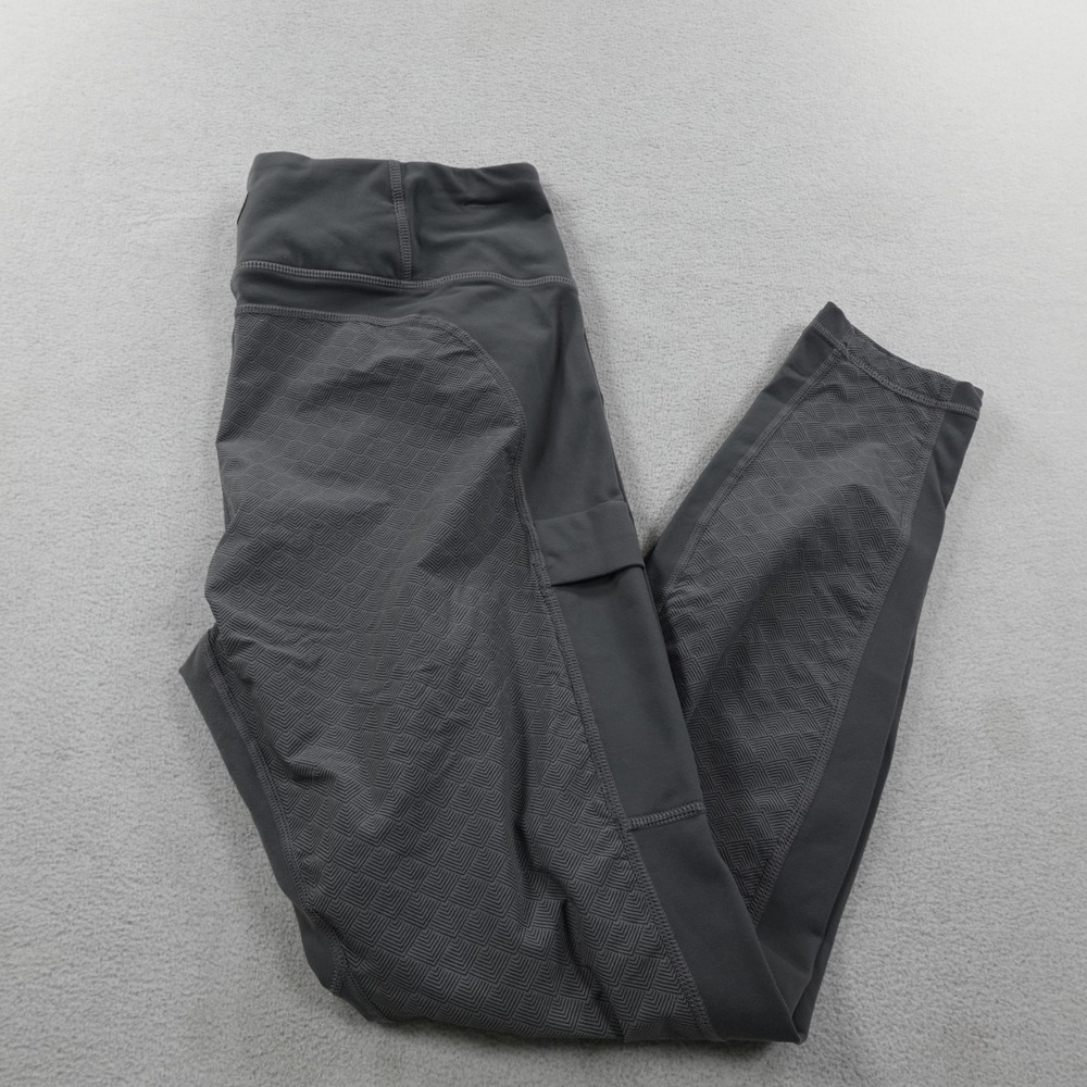 Kuhl Transcendr Legging Pants Womens Large Gray Geometric Stretch Athletic